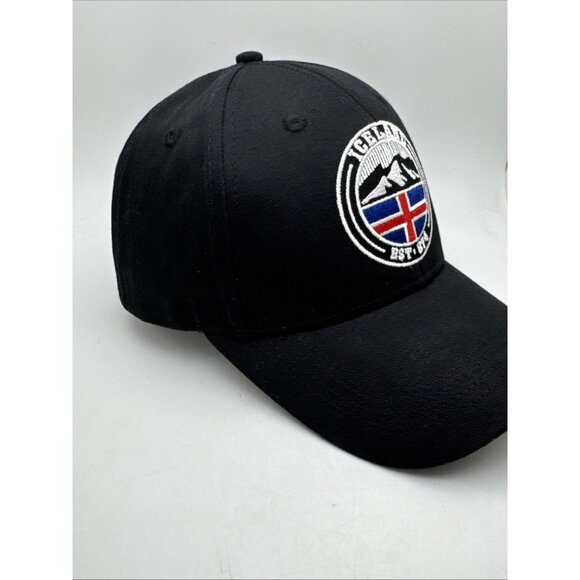 Iceland Hat Cap Flag Embroidered Adjustable - Picture 2 of 5